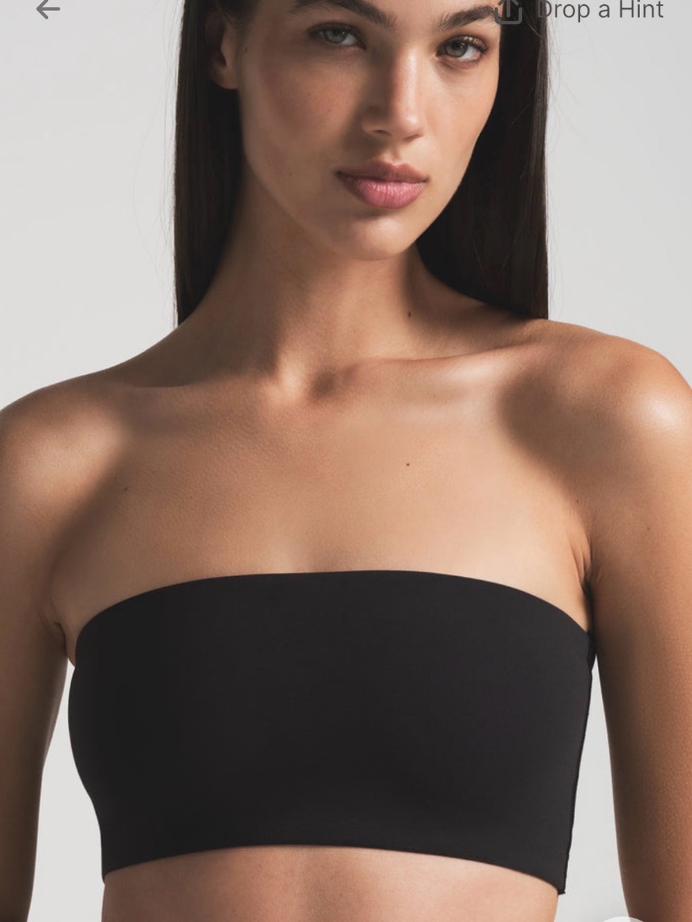 SKIMS Black Seamless Bandeau